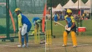 MS Dhoni, Captain Ruturaj Gaikwad Hit Nets at CSK’s IPL 2026 Pre-Season Camp (Watch Video) MS Dhoni, Captain Ruturaj Gaikwad Hit Nets at CSK’s IPL 2026 Pre-Season Camp (Watch Video)