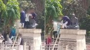 Obscene Acts With Mahatma Gandhi Statue Filmed for Reel In Bareilly During Eid Celebrations, Probe Launched After Video Goes Viral
