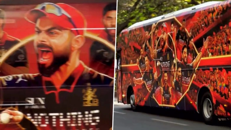 No Yash Dayal Photo on RCB Team Bus for IPL 2026 Amid Sexual Assault Allegations (Watch Video)