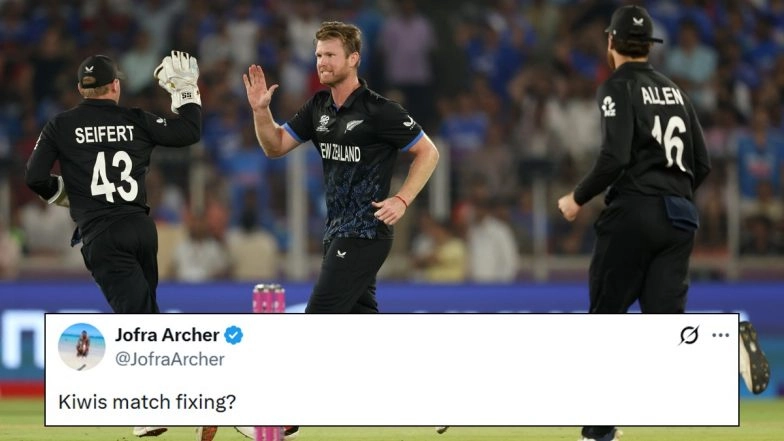 Jofra Archer's Old Tweet 'Kiwis Match Fixing?' Goes Viral After New Zealand's Poor Bowling Performance in IND vs NZ T20 World Cup 2026 Final