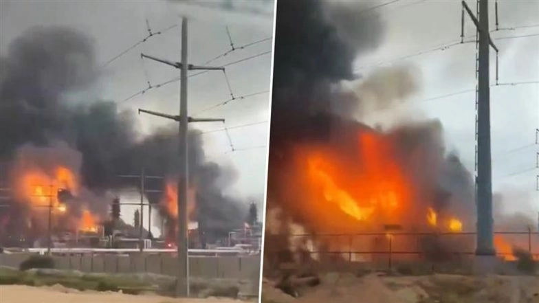 South Pars Gas Field Strike: Israel Hits Iran Energy Hub With US Approval, Escalation Fears Rise (Watch Video)