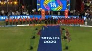 RCB, SRH Players Observe One Minute Silence in Honour of Stampede Victims Ahead of IPL 2026 Opener RCB, SRH Players Observe One Minute Silence in Honour of Stampede Victims Ahead of IPL 2026 Opener