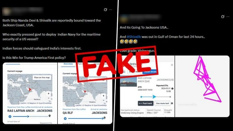 Are Indian LPG Vessels Shivalik and Nanda Devi Heading Towards Jackson Coast in US? Know Truth Here