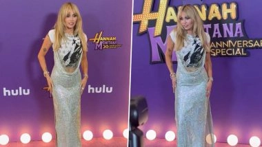 Miley Cyrus All Smiles as Actress Attends Premiere of 'Hannah Montana 20th Anniversary Special'