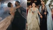 VIROSH Wedding: Rashmika Mandanna-Vijay Deverakonda Share Vibrant Glimpses From Their Sangeet Night (See Pics and Watch Video)