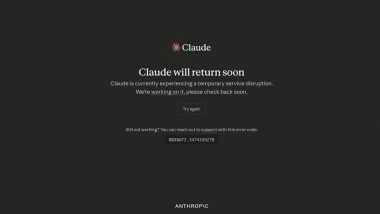 Claude Down: Anthropic AI Faces Outage as Users Report Login Errors and API Disruptions
