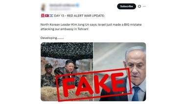 Did Israel Strike North Korea’s Embassy in Tehran? Here’s a Fact Check of Viral Social Media Claim