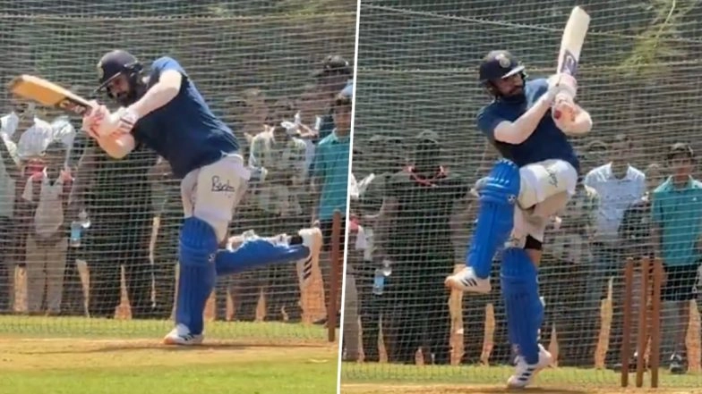 Rohit Sharma Practice Video: Mumbai Indians Star Begins IPL 2026 Training at Shivaji Park