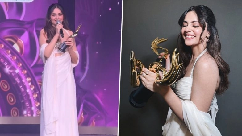 Aneet Padda Dedicates Her Zee Cine Awards 2026 Win to Her Father, Says &lsquo;She Fulfilled His Acting Dream&rsquo; (Watch Video)