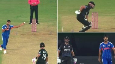 Daryl Mitchell Left Fuming After Arshdeep Singh Throws Ball Back at Kiwi Batter During IND vs NZ T20 World Cup 2026 Final (Watch Video)