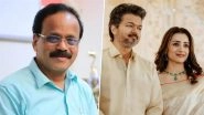 Did Tamil Producer G Dhananjheyan Criticise Thalapathy Vijay&rsquo;s Public Appearance With Trisha Krishnan Amid Sangeetha Sornalingam Divorce Buzz? (View Post)