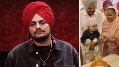 Sidhu Moosewala&rsquo;s Little Brother Shubhdeep Singh Celebrates 2nd Birthday With Parents; Adorable Cake-Cutting Video Goes Viral &ndash; WATCH