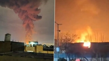 US-Israel vs Iran: IRGC Retaliates, Strikes Haifa Refinery With Kheibarshekan Missiles After Attacks on Iranian Energy Infrastructure (Watch Videos)