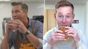 Burger King President Tom Curtis Takes Big Bite of Whopper After McDonald’s CEO Chris Kempczinski’s ‘Small Bite’ Video Goes Viral.