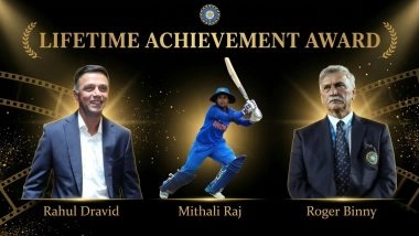 BCCI To Honour Rahul Dravid, Mithali Raj and Roger Binny With Lifetime Achievement Awards at Naman Awards 2026; Shubman Gill and Smriti Mandhana Named Best Men’s and Women’s Internationals
