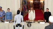Melania Trump Walks With Humanoid Robot at White House AI Summit, Video Surfaces Melania Trump Walks With Humanoid Robot at White House AI Summit, Video Surfaces