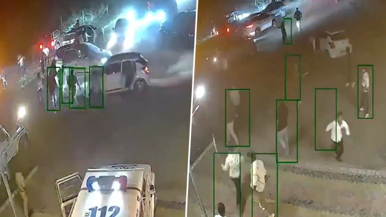 Armed Mob Runs Riot in Gujarat: Patan Police Forced to Retreat Amid Stone Pelting, 13 Suspended Over ‘Negligence’ (Watch Videos)