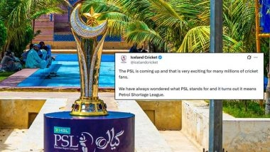 'Petrol Shortage League' Iceland Cricket Pokes Fun at PSL After Oil Crisis Forces T20 Tournament to be Played Without Crowd