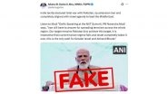 Did PM Narendra Modi Call for &lsquo;Greater Israel and Akhand Bharat&rsquo; in a Viral Video? PIB Fact Check Confirms It Is a Deepfake