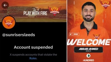 Kavya Maran-owned Sunrisers Leeds 'X' Accounted Suspended Amid Backlash Over Buying Abrar Ahmed For The Hundred 2026