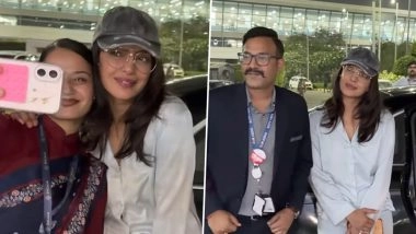 Priyanka Chopra Begins ‘Another Adventure’ in Amritsar; ‘Varanasi’ Actress Clicks Photos With Fans at Airport (Watch Video)