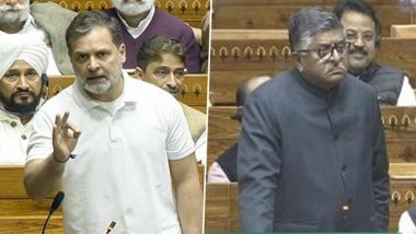Rahul Gandhi, Ravi Shankar Prasad Clash in Parliament; Congress Leader Repeats ‘PM Compromised’ Remark