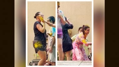 Holi 2026: Ranbir Kapoor, Soha Ali Khan, Neha Dhupia Enjoy Holi Festivities With Their Kids