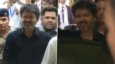 Amid &lsquo;Jana Nayagan&rsquo; Row, Thalapathy Vijay Arrives in Mumbai To Attend Atlee-Priya&rsquo;s Baby Shower Ceremony (Watch Video)