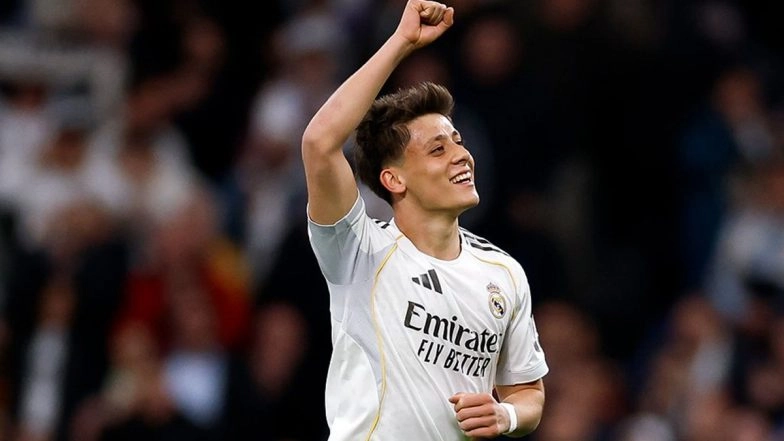 Arda Guler Equals Record for Longest Goal in La Liga History, Turkish Player Achieves Feat During Real Madrid vs Elche Match