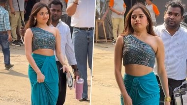 Jannat Zubair Makes First Public Appearance in Mumbai After Assault Incident; Actress&rsquo; Video From &lsquo;Laughter Chefs&rsquo; Set Goes Viral