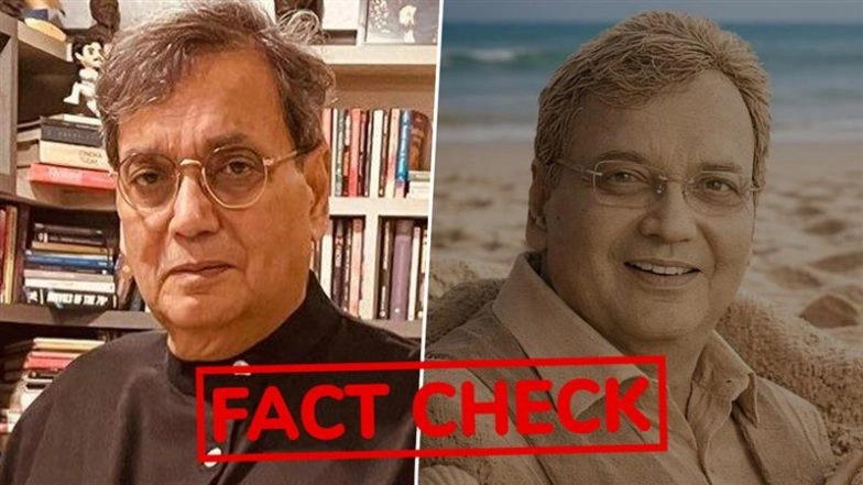 Fact Check: Did Odisha Sand Artist Sudarsan Pattnaik Make Sand Portrait of Filmmaker Subhash Ghai? Know the Truth Behind Viral Post