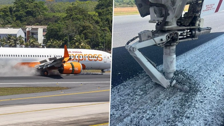 Air India Express Flight IX938 Makes Hard Landing at Phuket Airport, Pics and Video Show Nose-Wheel Damage