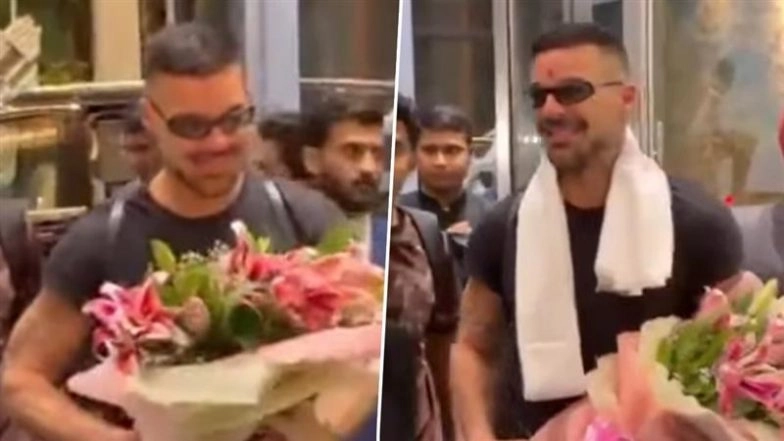 Ricky Martin Receives Traditional Welcome in India Ahead of T20 World Cup 2026 Closing Ceremony Performance (Watch Video)