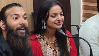 Mahakumbh Viral Girl Monalisa Bhosle’s Husband Farman Khan Reveals the REAL Reason Behind Their Sudden Wedding in Kerala (Watch Video)