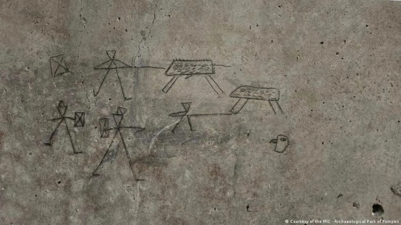 Ancient Graffiti Reveals Scenes of Everyday Life in Pompeii