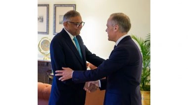 Business News | Canada PM Carney, Tata Group Chairman Chandrasekaran Discuss Potential Partnership