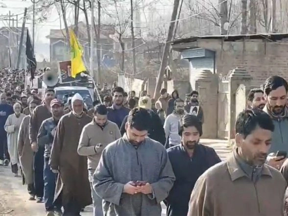 India News | J-K: Protests Erupt in Budgam as Shia Muslims Condemn 'killing' of Iran's Ayatollah Ali Khamenei