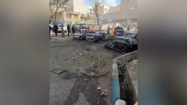 World News | Israeli Air Force Strikes Tehran Heart Targeting Iranian Regime Sites After Khamenei's Killing