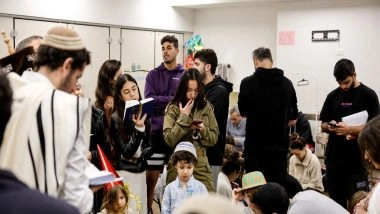 World News | Millions of Israelis Shelter as Iran Missile Fire Marks Second Day of War