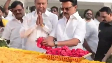 India News | Tamil Nadu CM Stalin Turns 73; Pays Tribute to CN Annadurai, M Karunanidhi