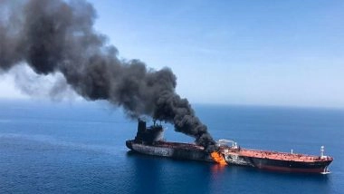 World News | Oman: Palau-flagged Oil Tanker Targeted off Musandam Amid Raging Regional Hostilities; 20 Crew Evacuated
