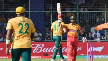 Sports News | Zimbabwe Scores 153/7 in Super 8 Against South Africa Despite Sikandar Raza's 73