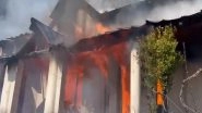 India News | Uttarakhand: Fire Breaks out in British-era Glenmore Building in Nainital