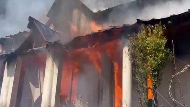 India News | Uttarakhand: Fire Breaks out in British-era Glenmore Building in Nainital