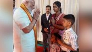 India News | PM Modi Meets Family of Devotee Who Self-immolated over Karthigai Deepam Row