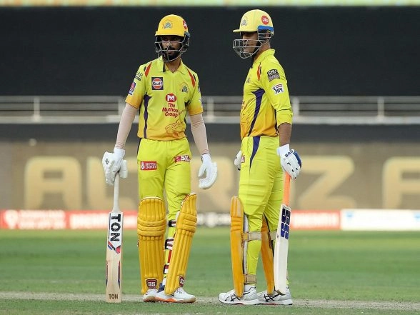 Sports News | CSK Veteran MS Dhoni, Skipper Ruturaj Gaikwad Hits Net Side by Side Ahead of IPL 2026