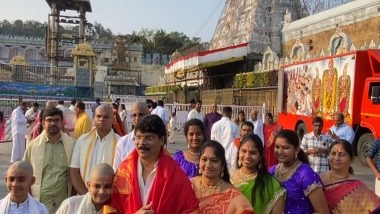 Entertainment News | 'Akhanda 2' Director Boyapati Srinu Offers Prayers at Tirumala Venkateswara Temple