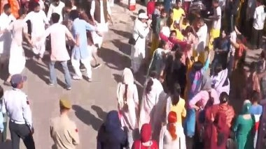 India News | J-K: ISKCON Udhampur Holds Shobha Yatra Ahead of Holi