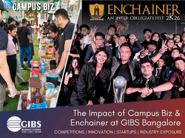 Business News | GIBS Bangalore Successfully Concludes Enchainer 2K26, Bringing Together 500+ Participants for a Grand Management Fest and Campus Biz Entrepreneurship