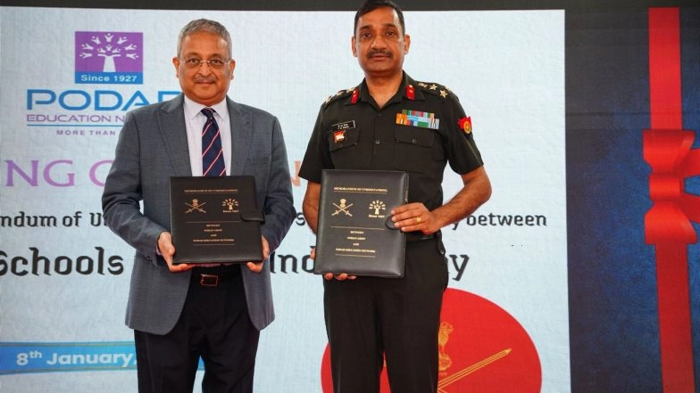 Business News | New Scholarship Initiative by Podar International Schools to Support Families of India's Armed Forces